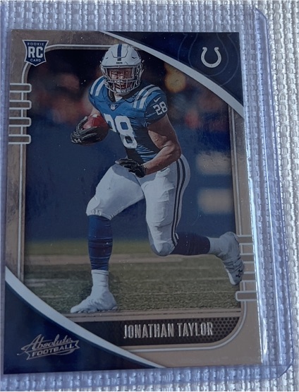 2020 Panini Absolute Football #161 Jonathan Taylor — front