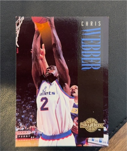 1994-95 SkyBox #297 Chris Webber — front