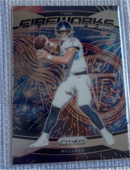 2024 Panini Prizm Fireworks #4 Will Levis — front