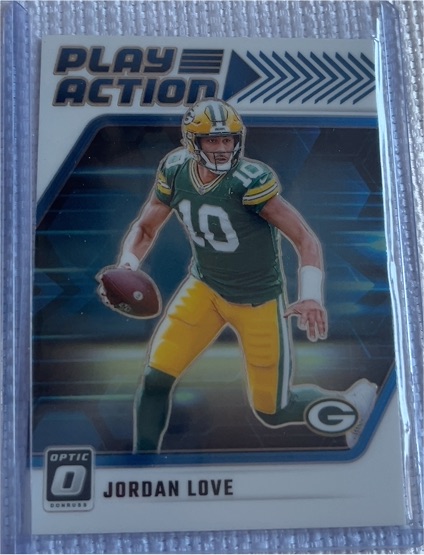 2024 Panini Donruss Optic Play Action #13 Jordan Love — front