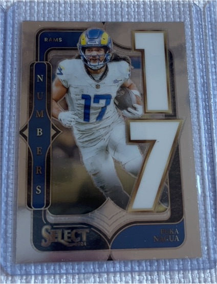 2024 Panini Select #2 Puka Nacua Select Numbers — front