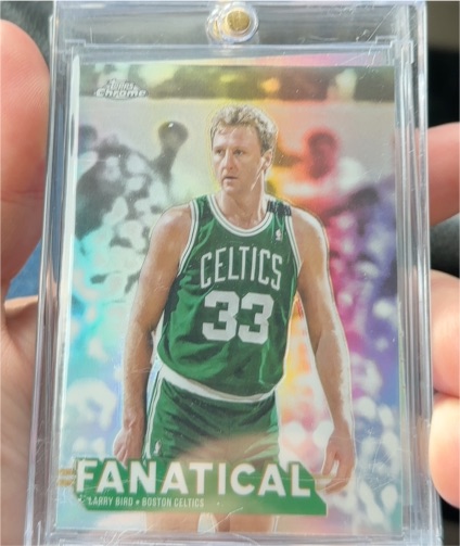 2025-26 Topps Chrome #FAN-17 Larry Bird — front