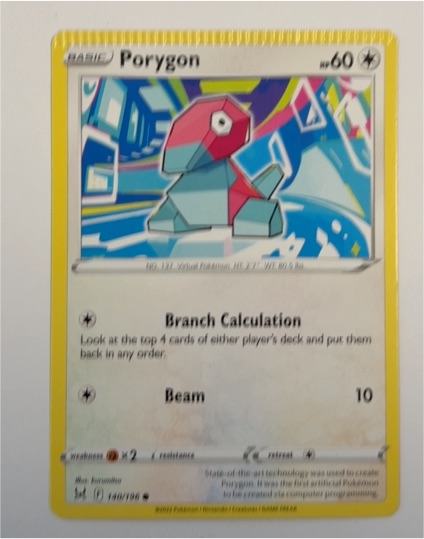 2022 Pokémon #140 Porygon — front