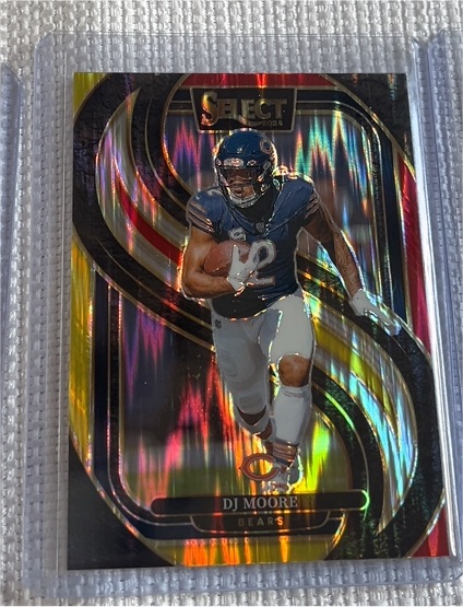 2024 Panini Select Premier Level #151 D.J. Moore — front