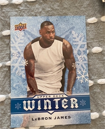 2017 Upper Deck Winter #W2 LeBron James — front