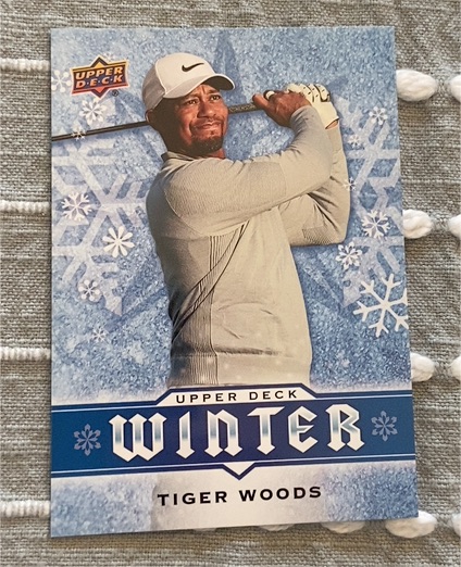 2017 Upper Deck Winter #W7 Tiger Woods — front