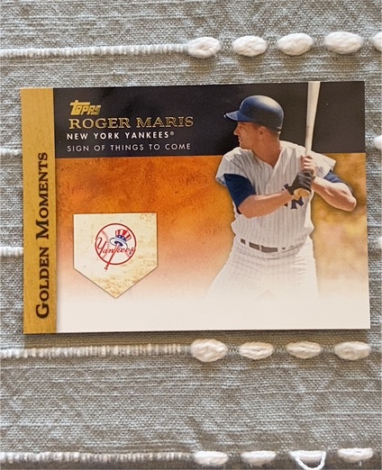 2012 Topps Golden Moments #GM-32 Roger Maris — front
