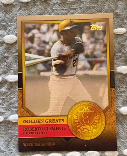 2012 Topps Golden Greats #GG-37 Roberto Clemente — front