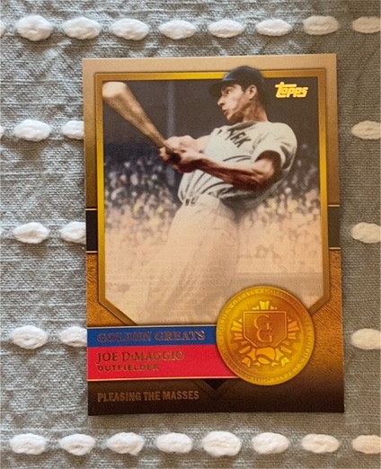 2012 Topps Golden Greats #GG-24 Joe DiMaggio — front