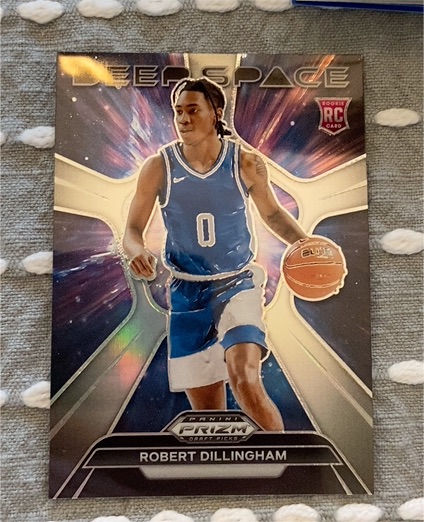 2024 Panini Prizm Draft Picks #16 Robert Dillingham Deep Space — front