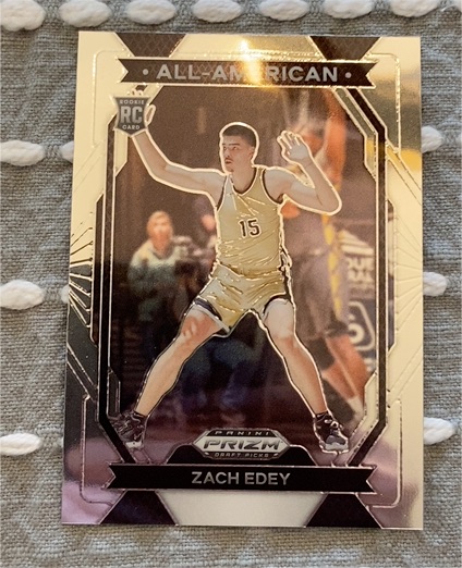 2024 Panini Prizm Draft Picks All-American #15 Zach Edey — front