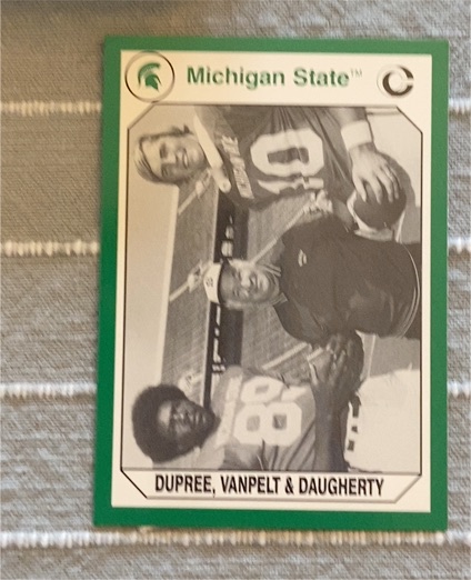 1990 Collegiate Collection #92 Dupree, Vanpelt & Daugherty — front