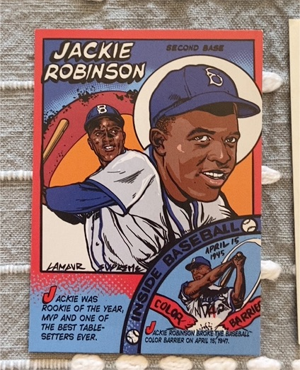 2023 Topps Archives 1979 Topps Comics Insert #79TC-10 Jackie Robinson — front