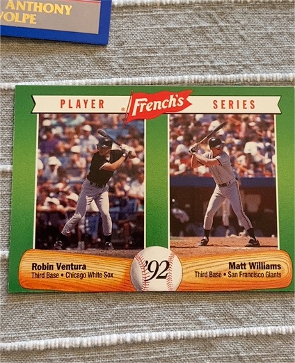 1992 French's Player Series #8 Robin Ventura / Matt Williams — front