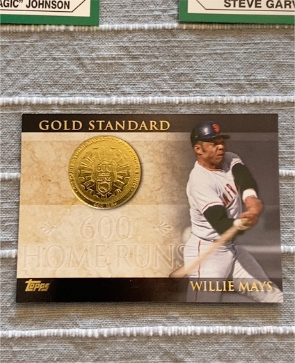 2012 Topps Gold Standard #GS-25 Willie Mays — front