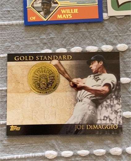 2012 Topps Gold Standard #GS-18 Joe DiMaggio — front