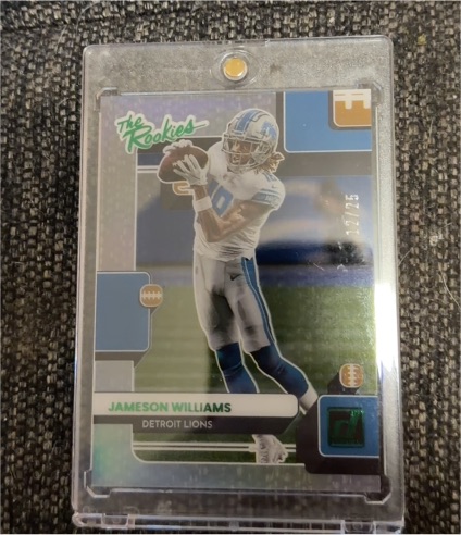 2022 Panini Donruss Clearly Jameson Williams #58 — front
