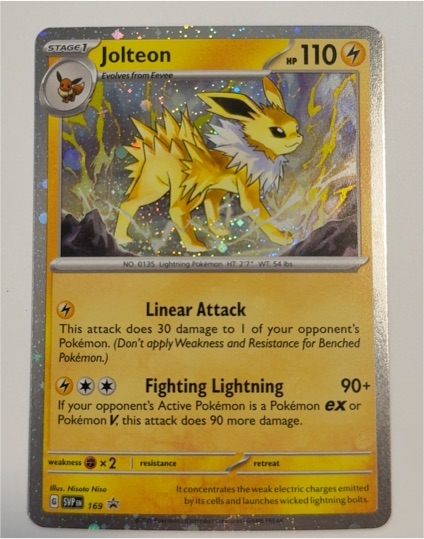 2025 Pokémon TCG Prismatic Evolutions #169 Jolteon — front