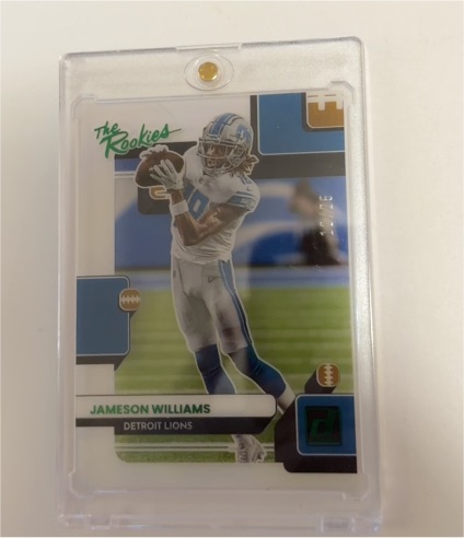 2022 Panini Donruss The Rookies #TR-8 Jameson Williams — front