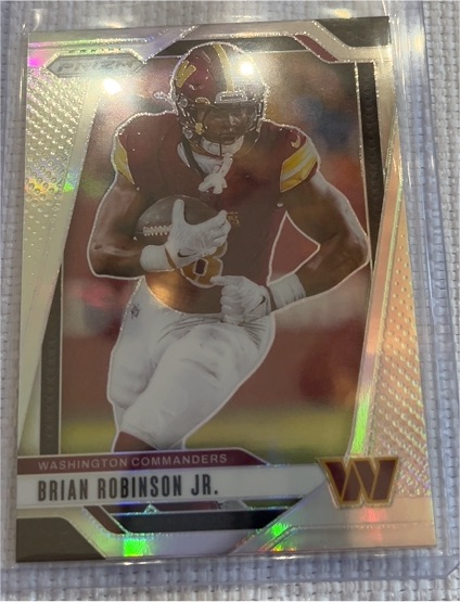 2024 Panini Prizm #288 Brian Robinson Jr. Silver Prizm Washington Commanders — front