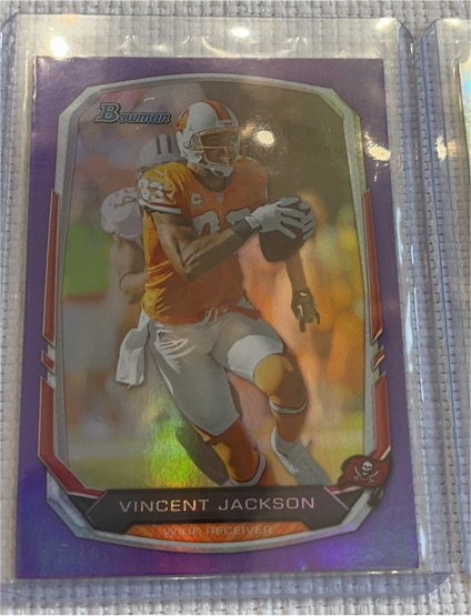 2013 Bowman #82 Vincent Jackson — front