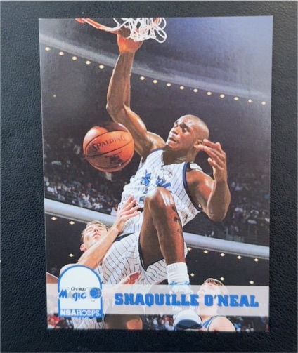 1993-94 NBA Hoops #155 Shaquille O'Neal — front