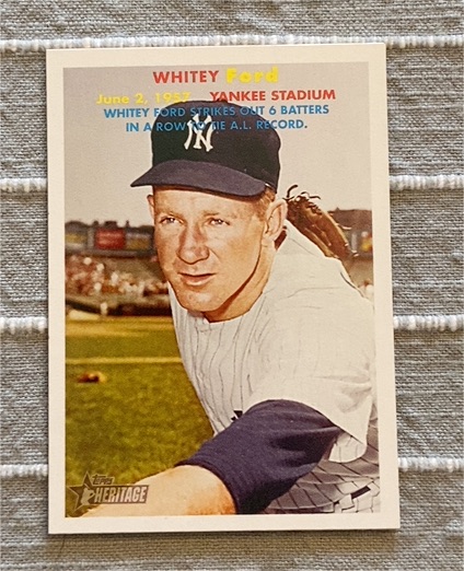 2006 Topps Heritage Flashback #FB-WF Whitey Ford — front
