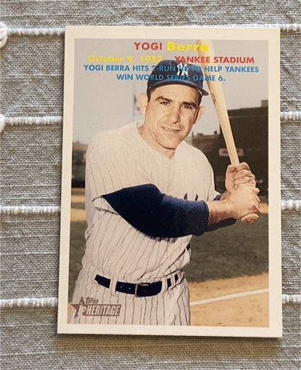 2006 Topps Heritage Flashbacks #FB-YB Yogi Berra — front