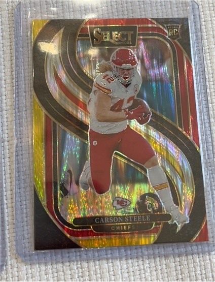 2024 Panini Select #142 Carson Steele — front