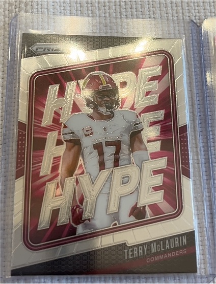 2024 Panini Prizm #12 Terry McLaurin Hype Washington Commanders — front