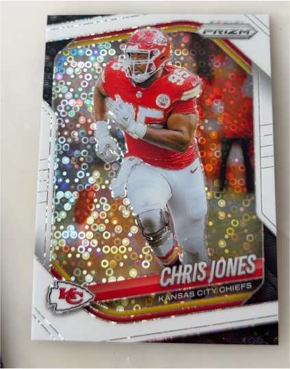 2025 Panini Prizm #113 Chris Jones — front