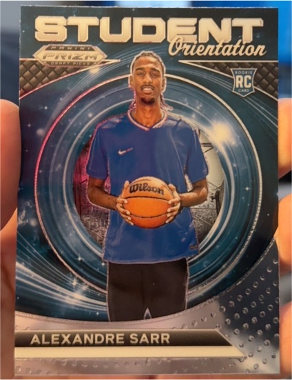 2024 Panini Prizm Draft Picks #17 Alexandre Sarr Student Orientation — front