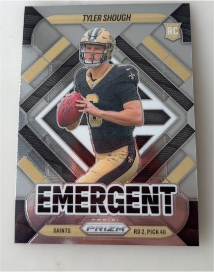 2025 Panini Prizm #8 Tyler Shough Emergent Rookie — front