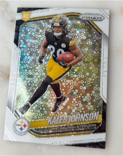 2025 Panini Prizm #375 Kaleb Johnson — front