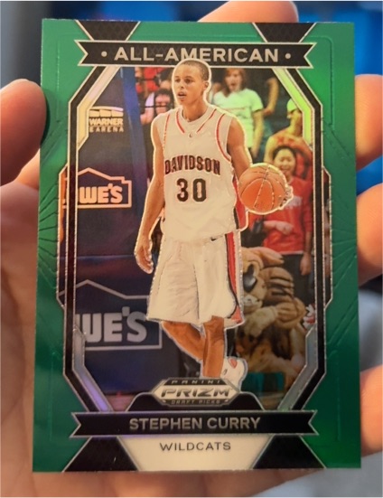 2024 Panini Prizm Draft Picks All-American #13 Stephen Curry — front