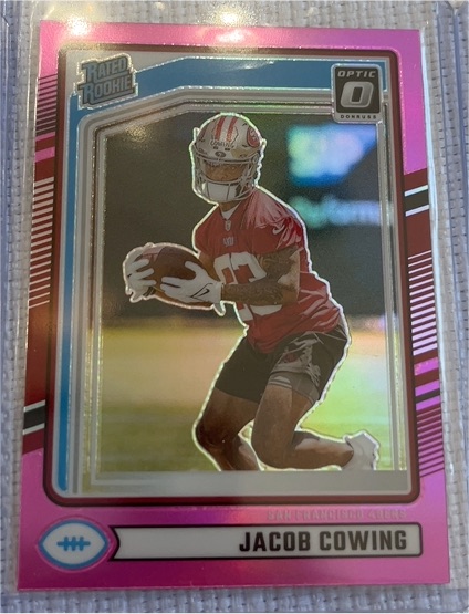 2024 Panini Donruss Optic Preview #378 Jacob Cowing — front