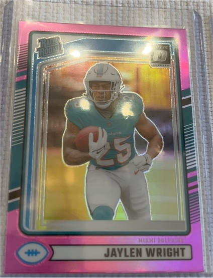 2024 Donruss Optic Preview #344 Jaylen Wright — front