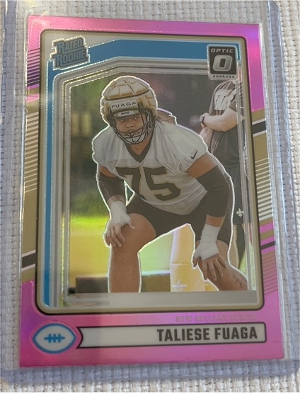 2024 Panini Donruss Optic Preview #310 Taliese Fuaga — front