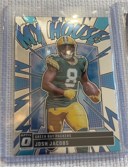 2024 Panini Donruss Optic #4 Josh Jacobs My House! Green Bay Packers — front