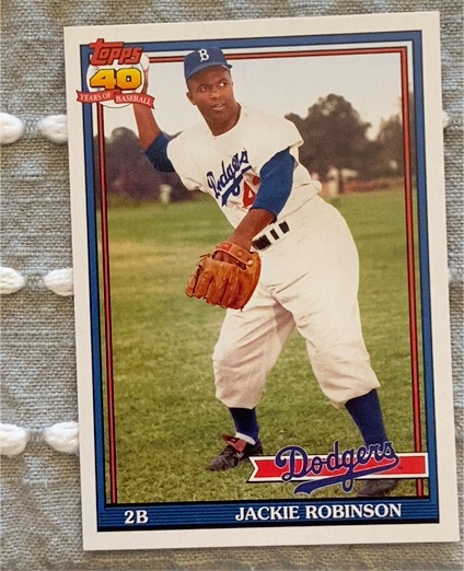 2021 Topps Archives - 1991 Topps #190 Jackie Robinson — front
