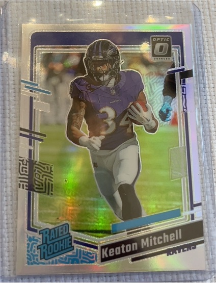 2023 Panini Donruss Optic #207 Keaton Mitchell — front