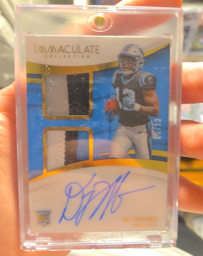 2018 Panini Immaculate Collection #92 DJ Moore — front