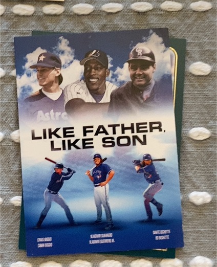 2021 Topps Archives #MPC-13 Like Father Like Son — front