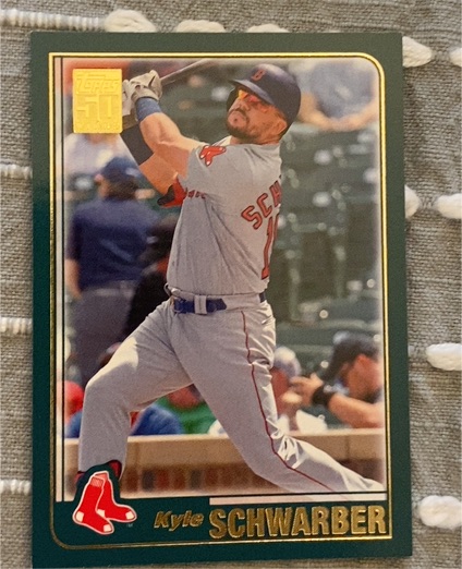 2021 Topps Archives #233 Kyle Schwarber Boston Red Sox — front