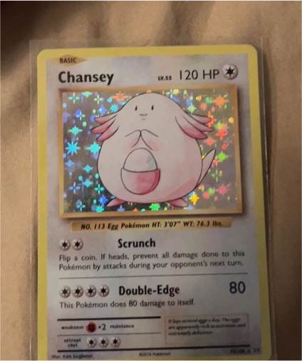 1999 Pokémon #3 Chansey — front