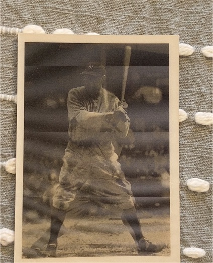 1986 Sportflics Decade Greats #1 Babe Ruth — front