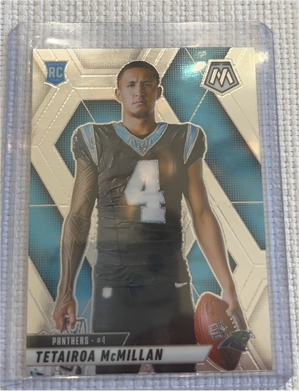 2025 Panini Mosaic #274 Tetairoa McMillan Rookie Variation — front