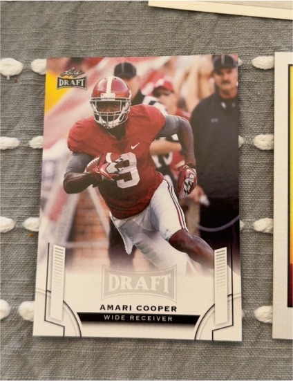 2015 Leaf Draft #88 Amari Cooper Alabama Crimson Tide — front