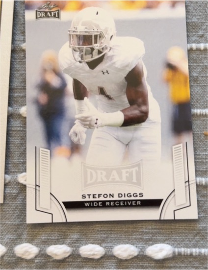 2015 Leaf Draft #53 Stefon Diggs — front