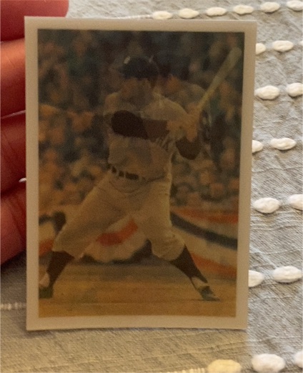 1986 Sportflics Baseball Card — front
